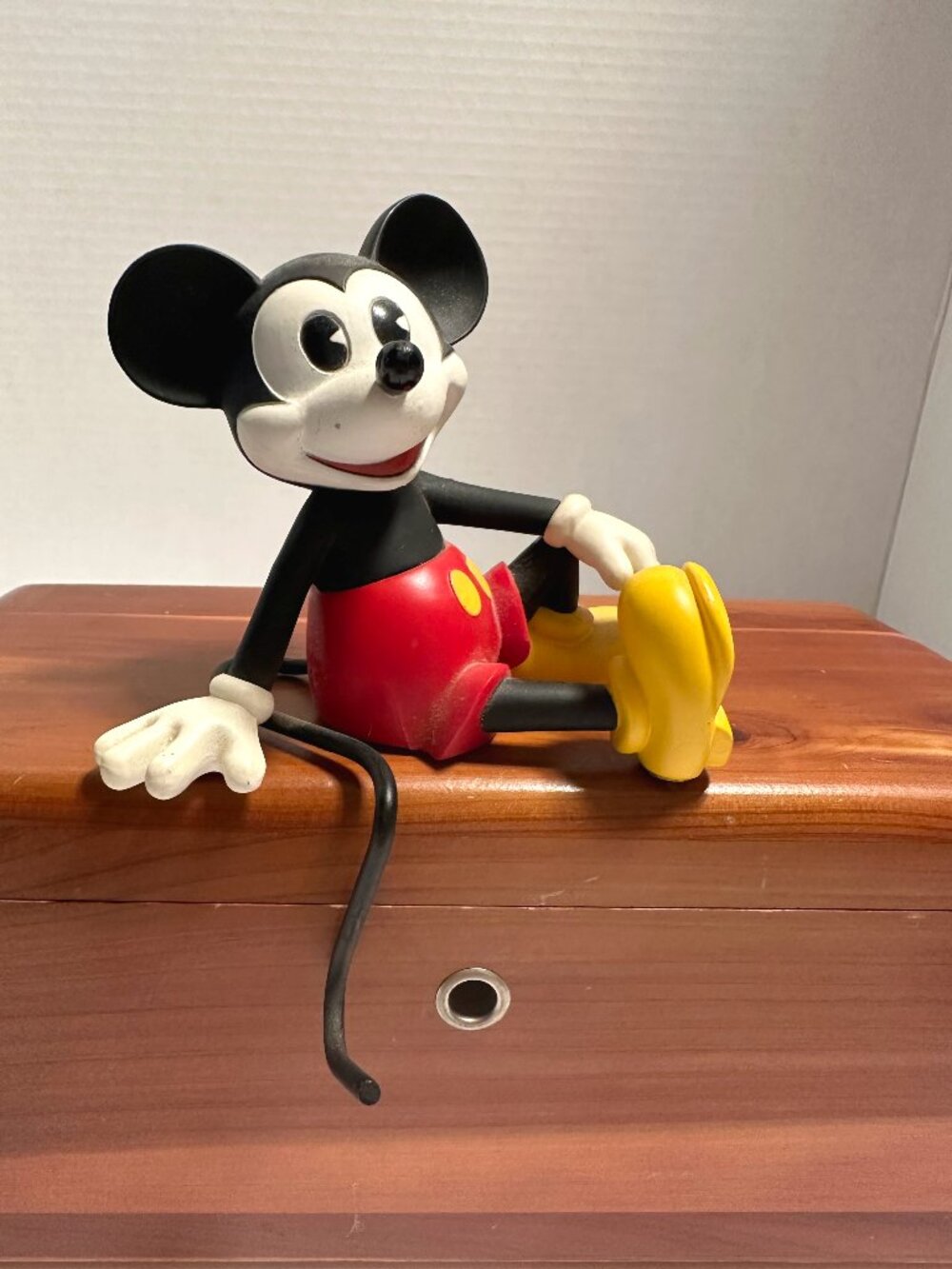 Disney 4” Mickey Mouse 90's Shelf Decore Stocking Hanger - No Box